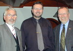 Werner Vhringer, Gert Lindemann und Gnther Frick (Foto: Archiv GHV 2001)