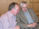 Richard Trster (links) im Gesprch mit Prof. Werner Eiler (Foto: Archiv GHV)