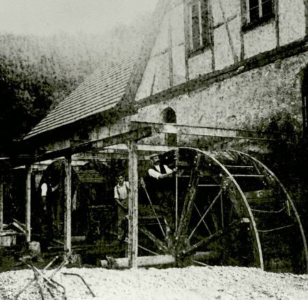 Wasserrder der Dobelmhle in Honau (Foro: Archiv GHV)